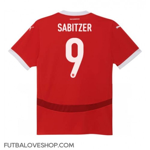 Dres Rakúsko Marcel Sabitzer #9 Domáci ME 2024 Krátky Rukáv